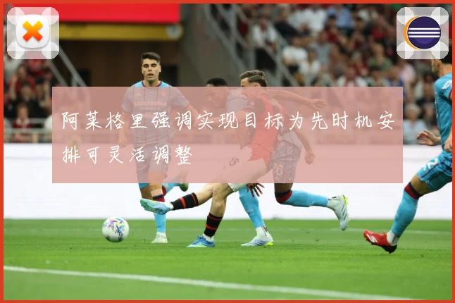 阿莱格里强调实现目标为先时机安排可灵活调整